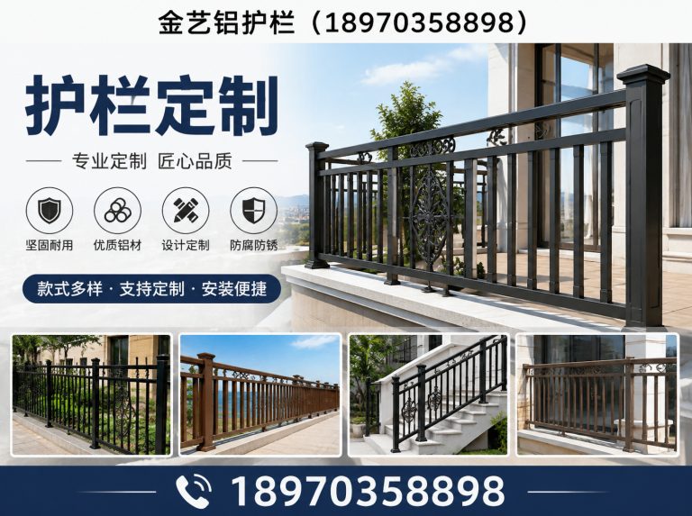 横峰县铝合金护栏展示图